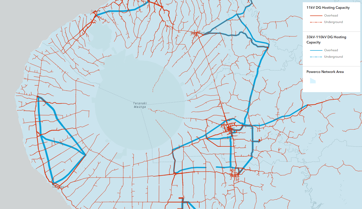 Utility generation map example
