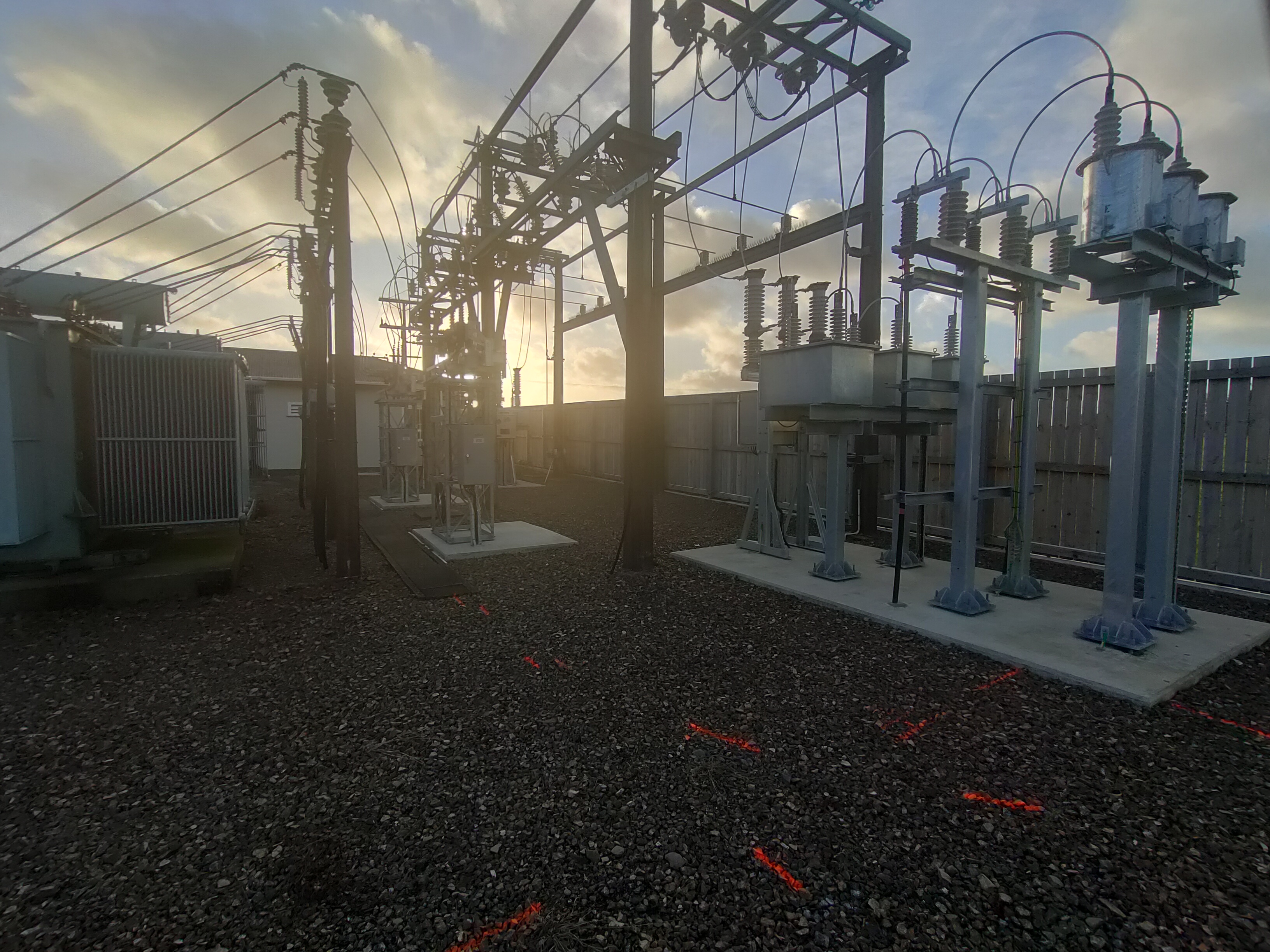 Sanson substation yard