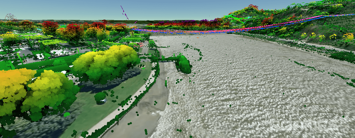 LiDAR image of Whanganui