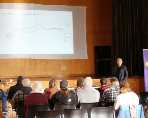 Powerco presentation at community event